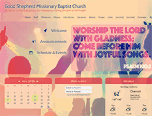 Tablet Screenshot of goodshepherdmbc.com